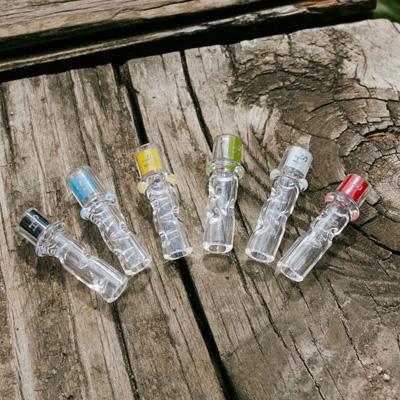 An assortment of glass tips