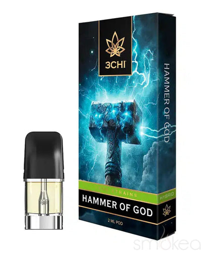 3CHI 2ml True Strains Vape Pod - Hammer of God