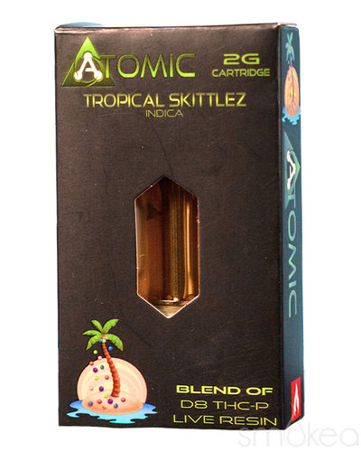 Atomic Delta 2g Delta 8 + THCP Live Resin Cartridge - Tropical Skittlez