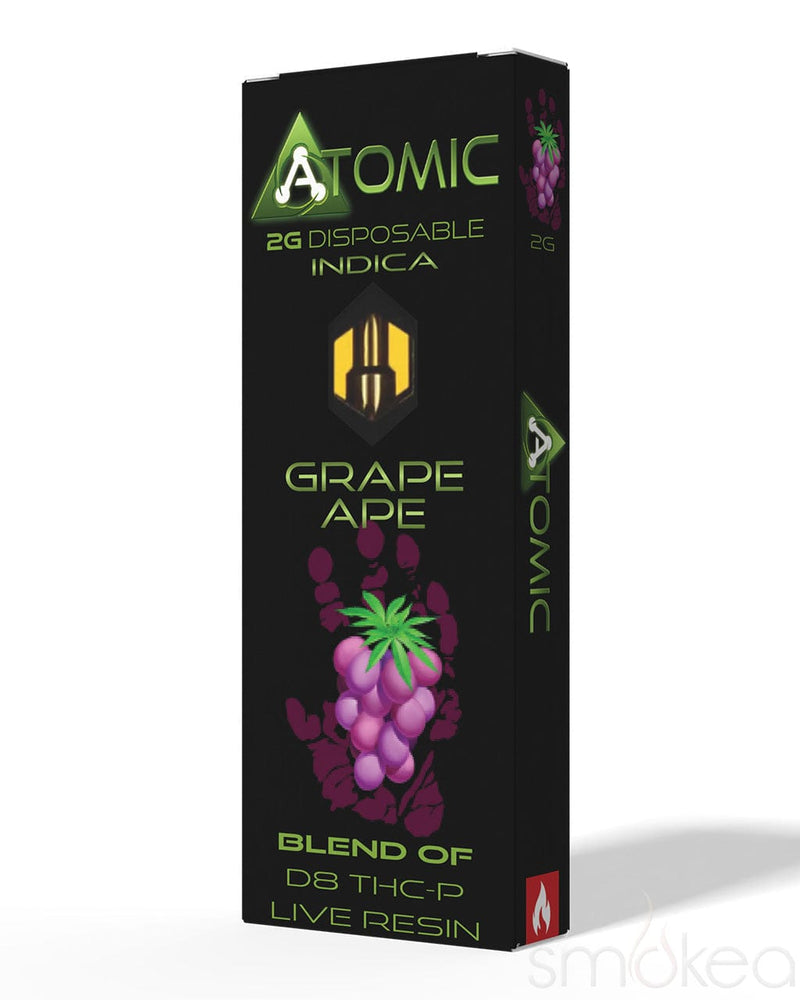 Atomic Delta 2g Delta 8 + THCP Live Resin Vape - Grape Ape Atomic Delta 2g Delta 8 + THCP Live Resin Vape - Grape Ape