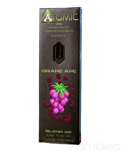 Atomic Delta 3g Delta 8 + THCP Live Resin Vape - Grape Ape