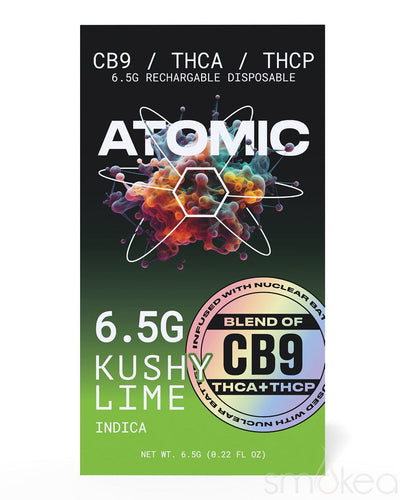 Atomic Delta 6.5g CB9 + THCA + THCP Vape - Kushy Lime