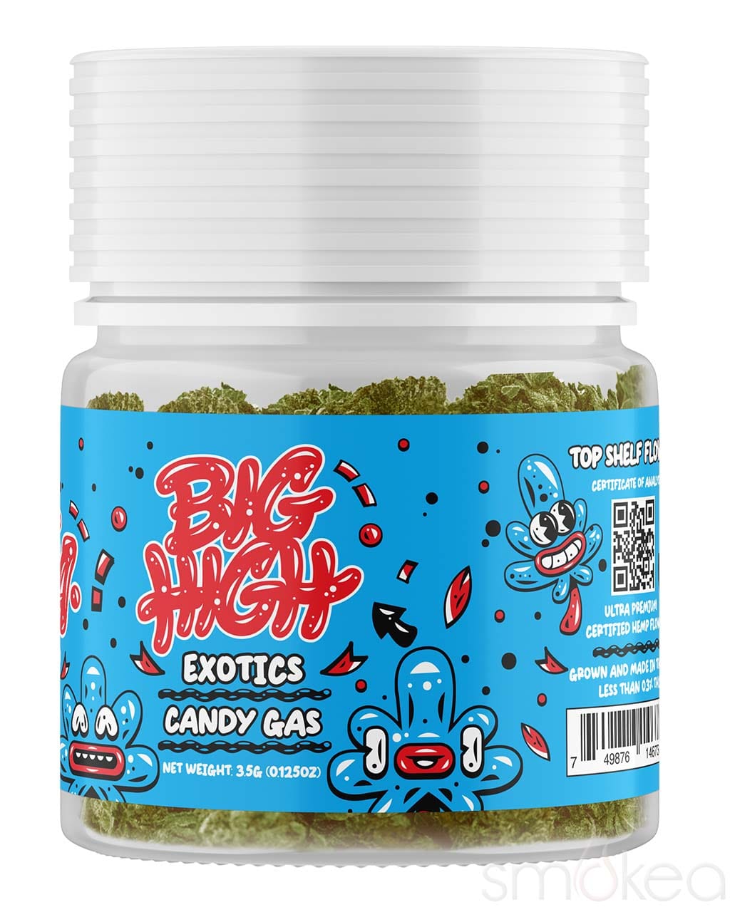 Big High 3.5g Exotics THCA Flower - Candy Gas