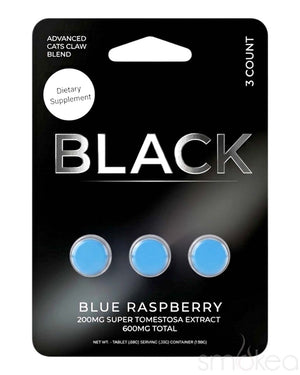 Black Advanced Cat's Claw Blend Tablets - Blue Raspberry