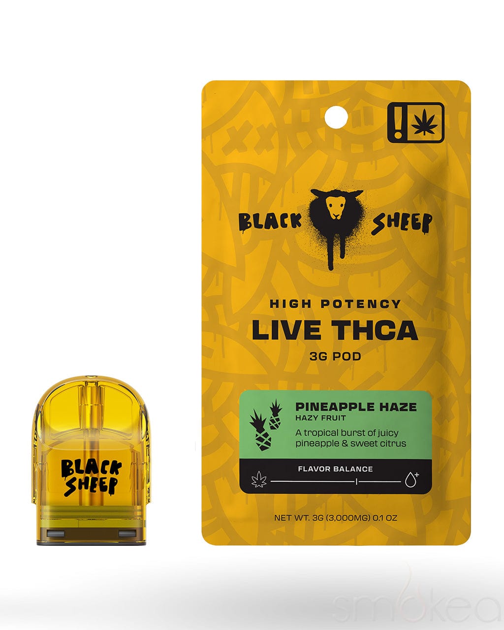 Black Sheep THCA Quad Blend Pod Refill - Pineapple Haze