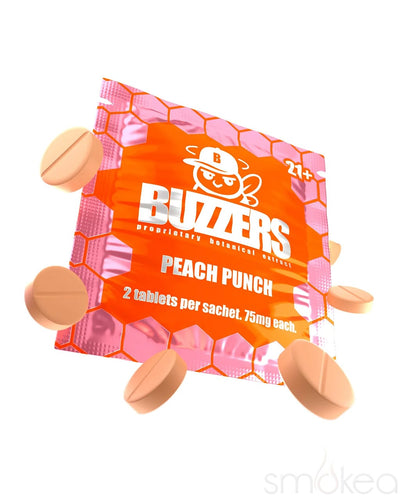 Buzzers 150mg Cat's Claw Extract Tablets - Peach Punch