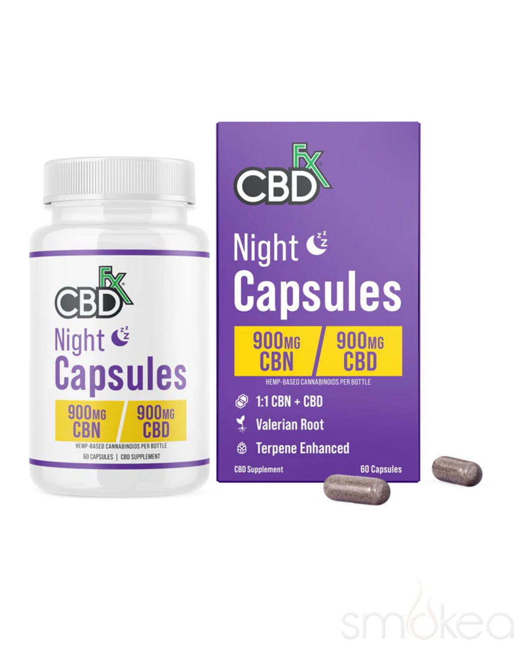 CBDfx CBD + CBN Night Capsules