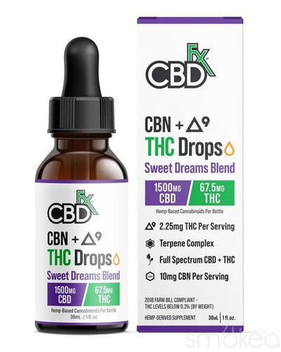 CBDfx CBD + THC Sweet Dreams Tincture 1500mg