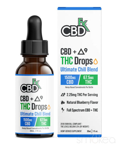 CBDfx CBD + THC Ultimate Chill Tincture 1500mg