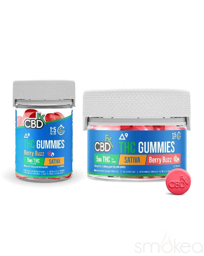 CBDfx Delta 9 THC + CBD Gummies - Berry Buzz