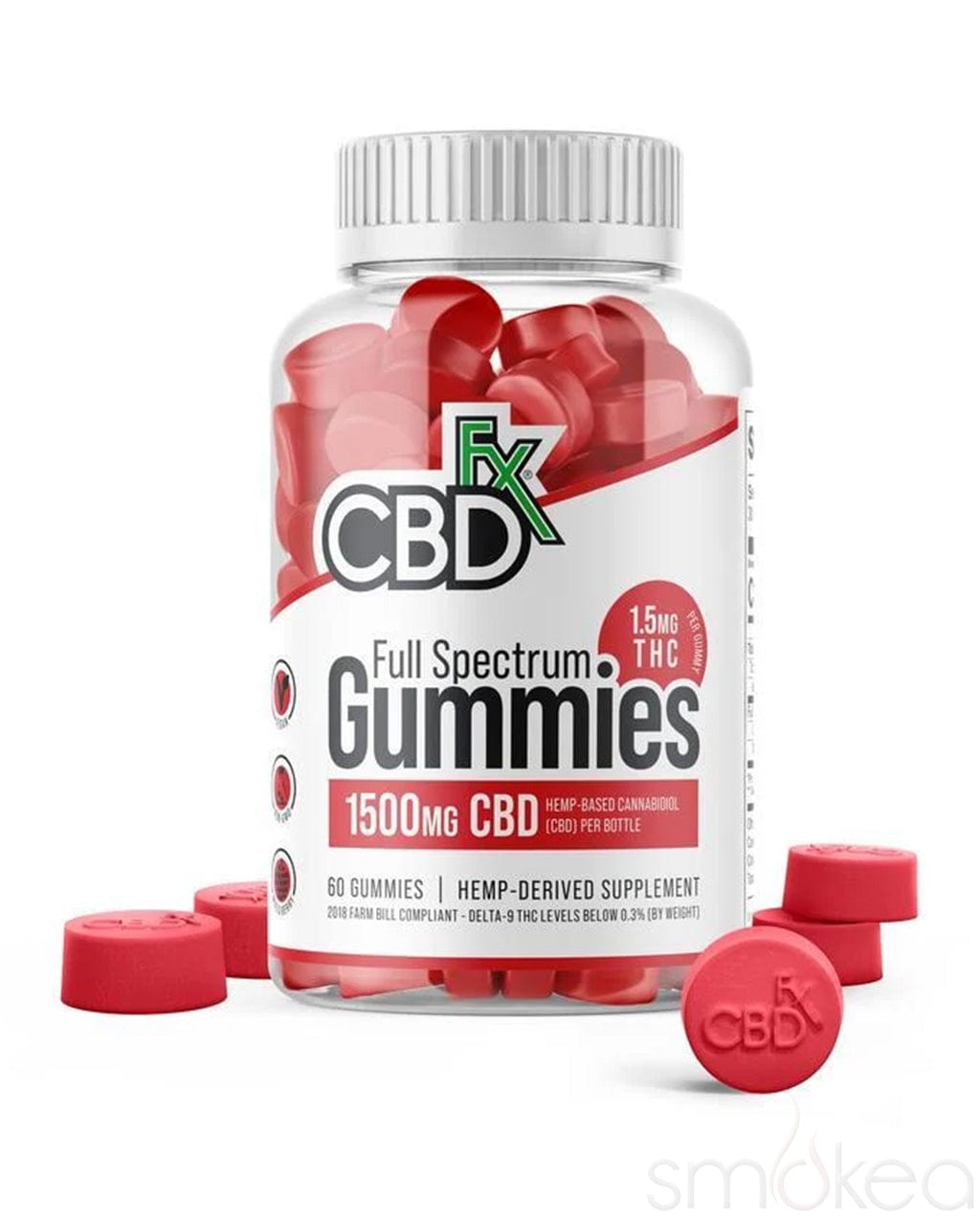 CBDfx Full Spectrum CBD Gummies - Mixed Berry