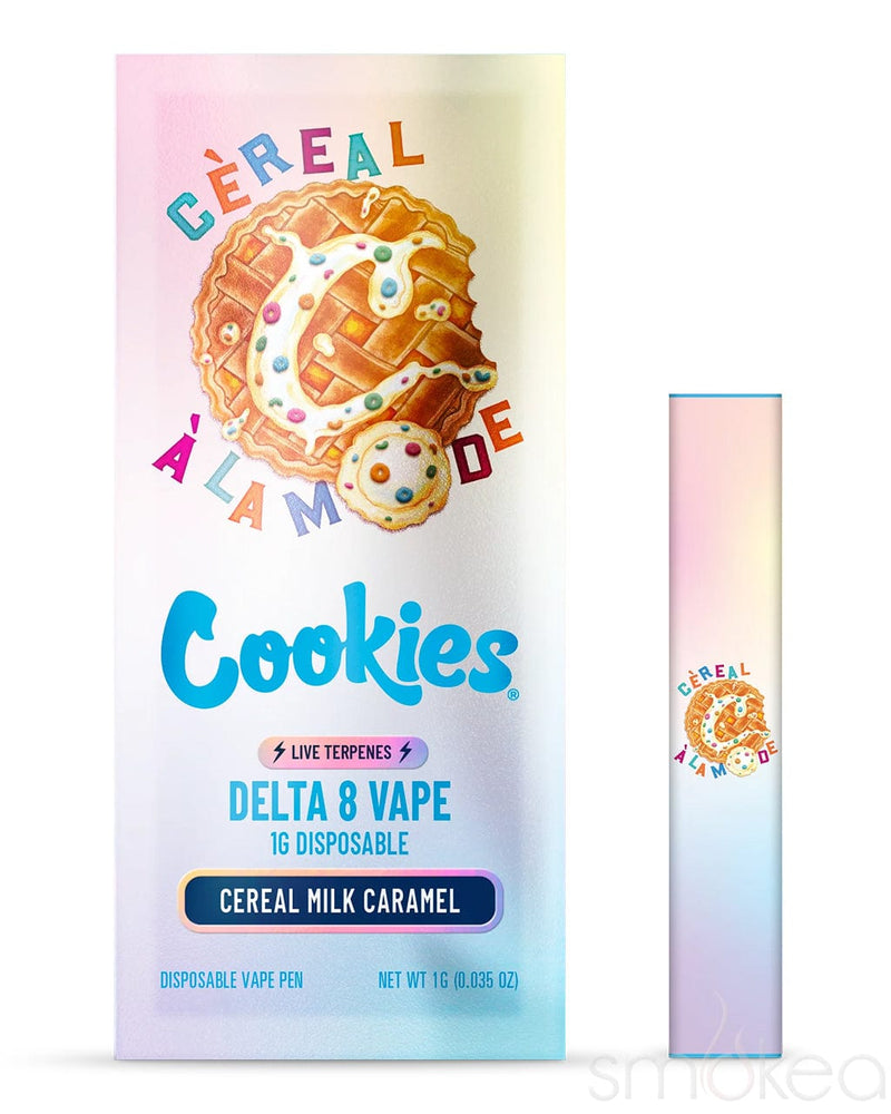 Cookies 1g Delta 8 Disposable Vape w/ Live Terpenes - Cereal a la Mode Cookies 1g Delta 8 Disposable Vape w/ Live Terpenes - Cereal a la Mode