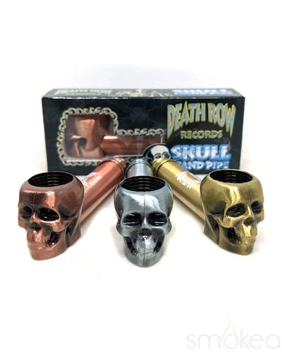 Death Row Records Metal Skull Hitter Pipe