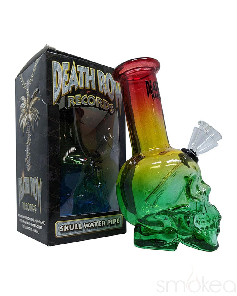Death Row Records Skull Bubbler Bong