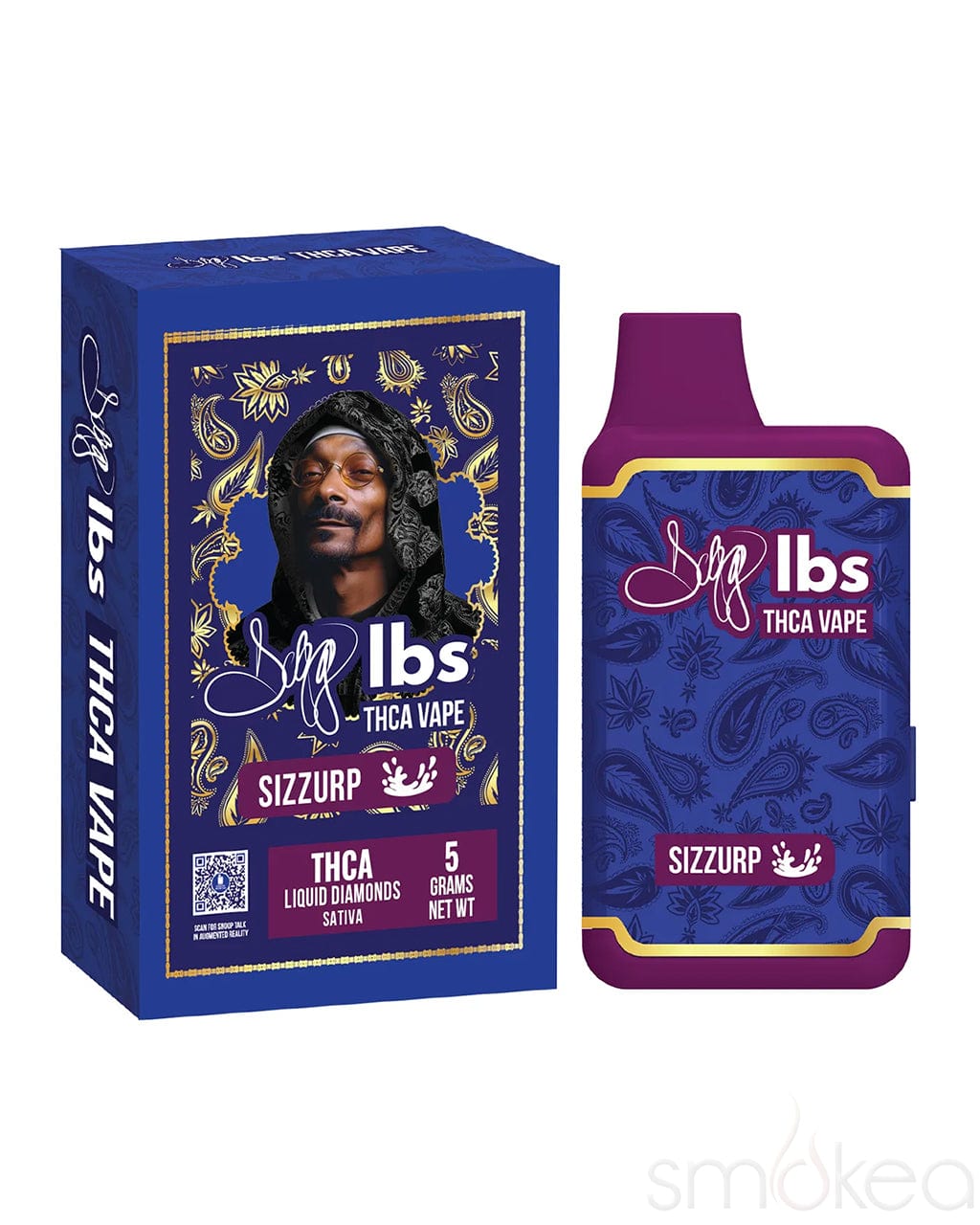Dogg lbs 5g THCA Liquid Diamonds Vape - Sizzurp