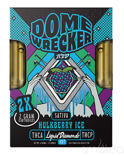 Dome Wrecker 2x2g THCA + THCP Cartridges - Hulkberry Ice