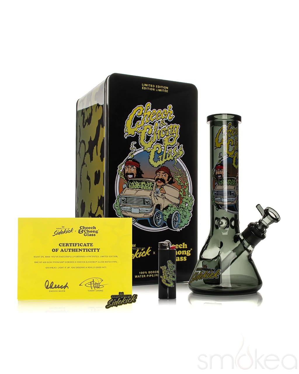 GEAR Premium x Cheech & Chong 12" 7mm Limited Edition Van Sidekick Bong