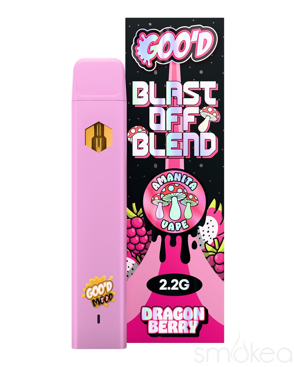 Goo'd Blast Off Blend Mushroom Vape - Dragon Berry