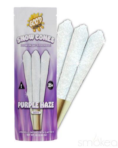 Goo'd THCA Snow Cones Pre-Rolls - Purple Haze