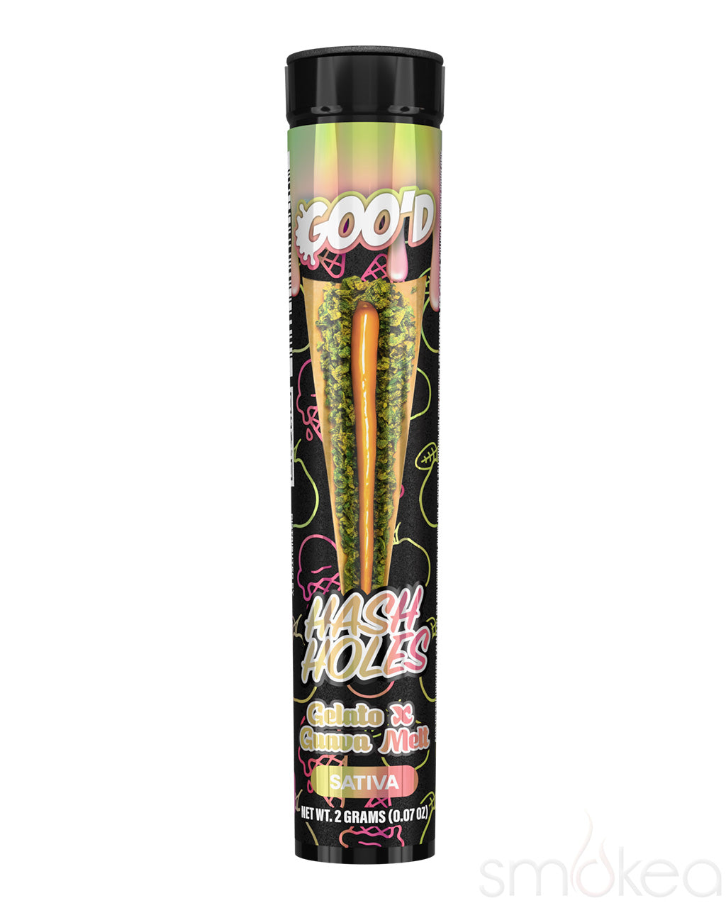 Goo'd THCA Hash Holes Pre-Roll - Gelato Guava Melt
