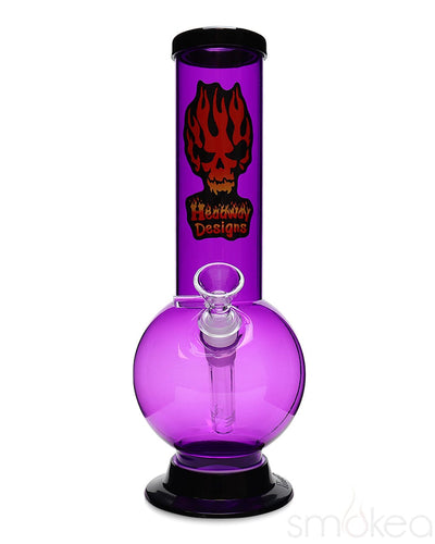 Headway 10" Glass on Glass Bubble Acrylic Bong