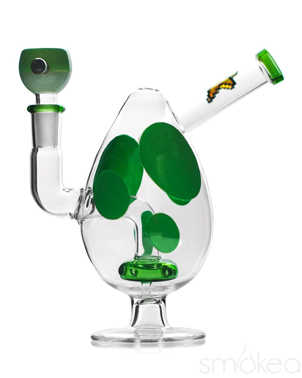 Hemper Spotted Egg Bong Green