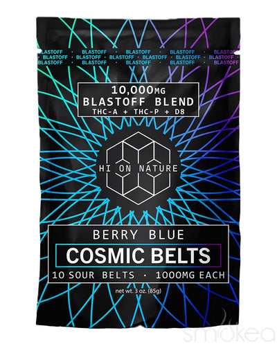 Hi On Nature 10000mg Blast Off Blend Cosmic Belts - Berry Blue
