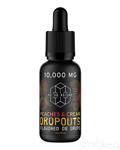 Hi On Nature 10000mg Delta 8 Dropouts - Peaches & Cream