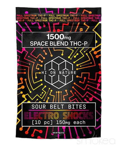 Hi On Nature 1500mg THCP Electro Shocks Sour Belts