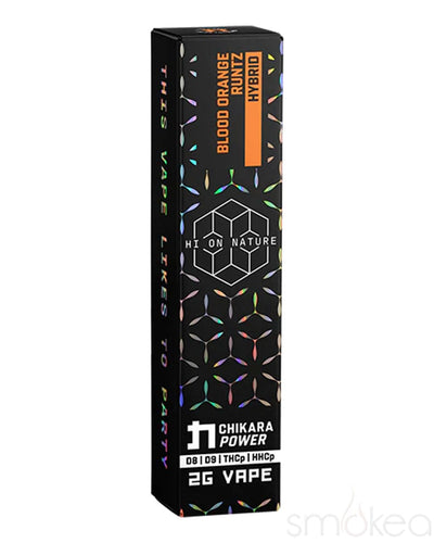 Hi On Nature 2g THCP + HHCP Chikara Power Vape - Blood Orange Runtz