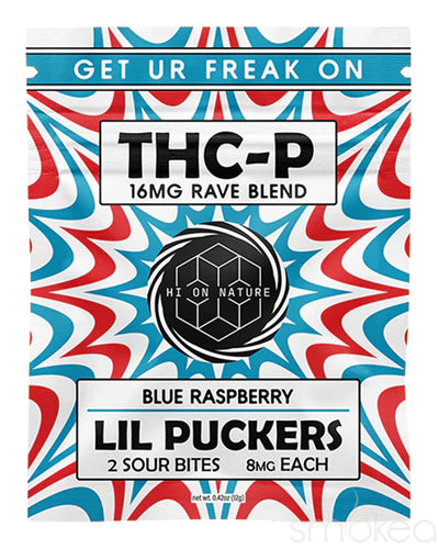 Hi On Nature Lil Puckers THCP Gummies - Blue Raspberry