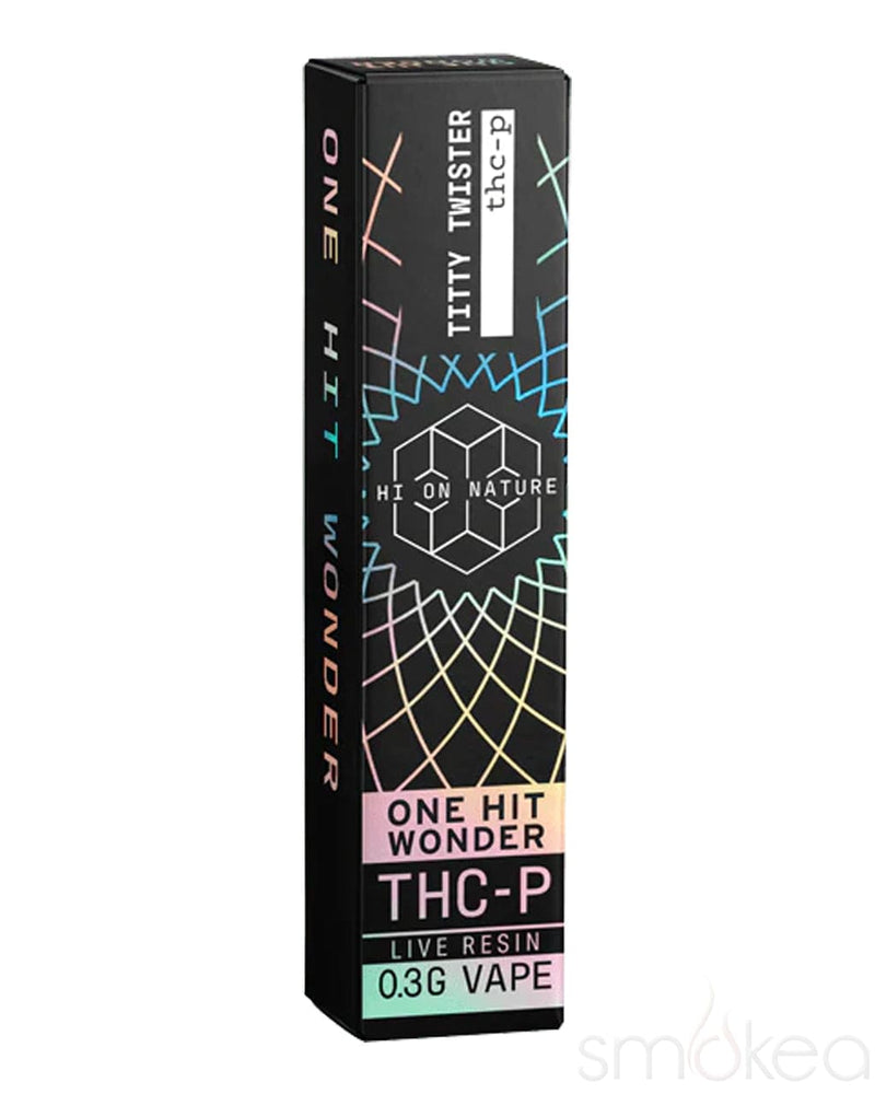 Hi On Nature One Hit Wonder THCP Live Resin Vape - Titty Twister Hi On Nature One Hit Wonder THCP Live Resin Vape - Titty Twister