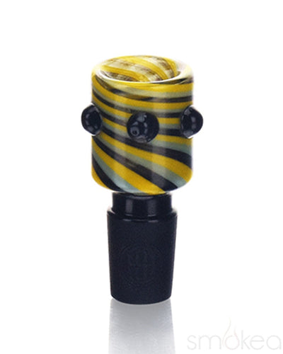 High Society 18mm Nebula Bowl Turquoise Swirl