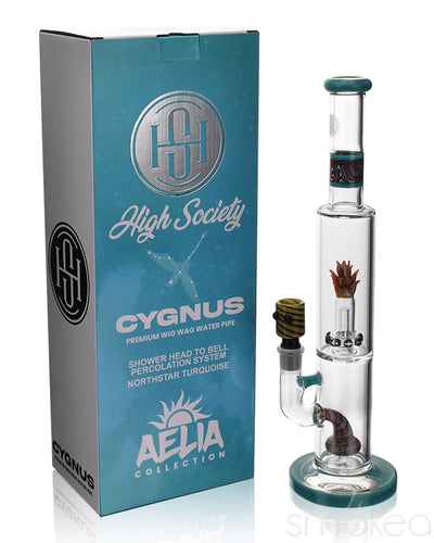 High Society Cygnus Bong Turquoise