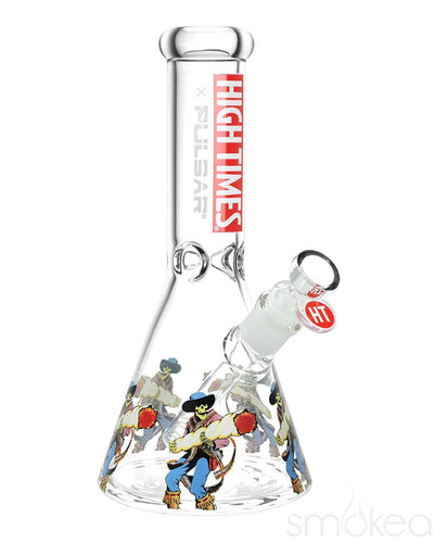 High Times x Pulsar Cowboys Beaker Bong