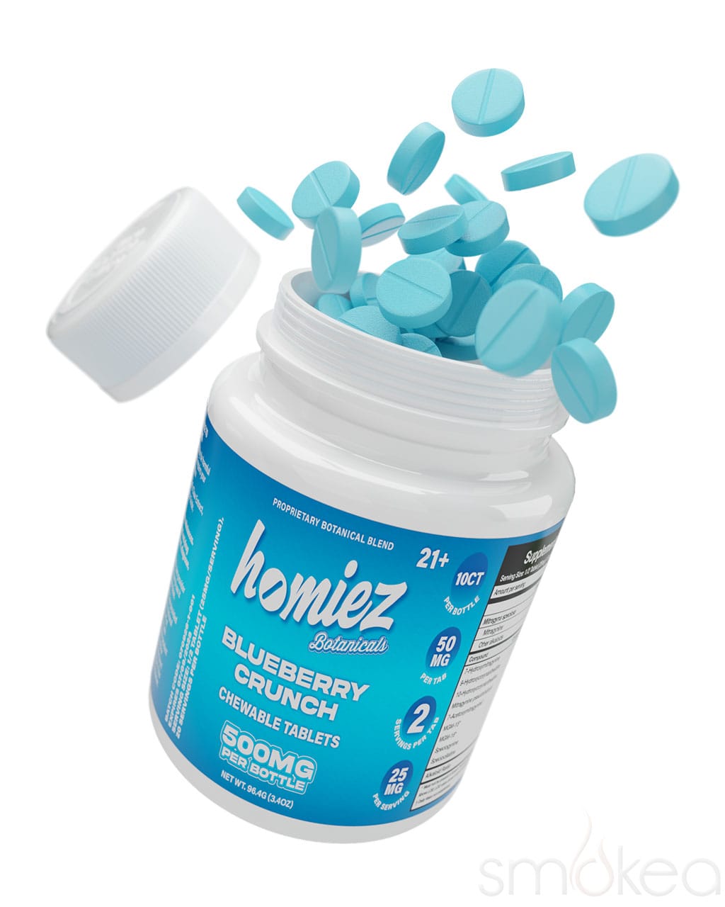 Homiez Botanicals Cat's Claw Tablets - Blueberry Crunch 10 Pack