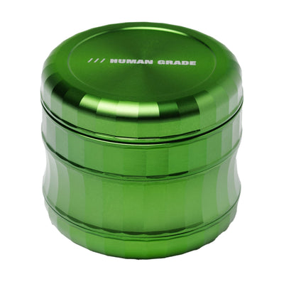 Human Grade 2.5" Metallic Curved Grinder Green