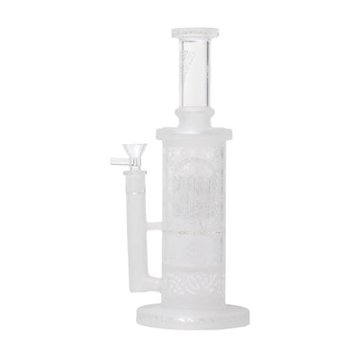 Human Grade Sacred Straight Sandblasted Bong Clear