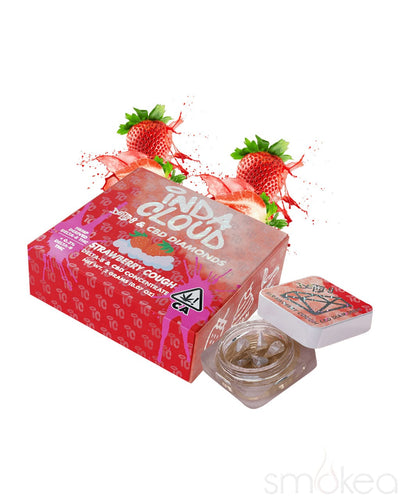 Indacloud 2g Delta 8 + CBD Diamonds Dabs - Strawberry Cough