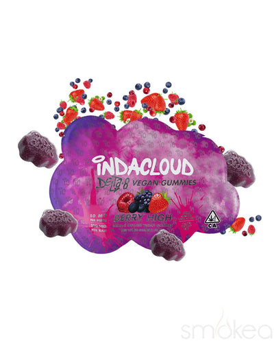 Indacloud 500mg Delta 8 Vegan Gummies - Berry High