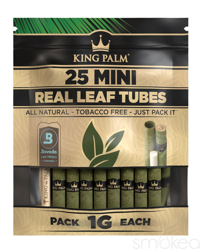 King Palm Mini Natural Pre-Rolled Cones (25-Pack)