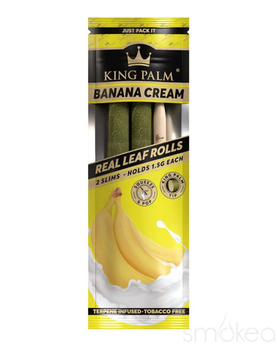 King Palm Slim Banana Cream Pre-Rolled Cones (2-Pack)