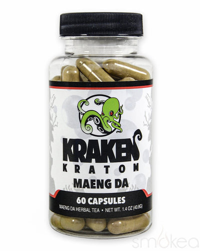 Kraken Kratom Maeng Da Kratom Capsules 60 Pack