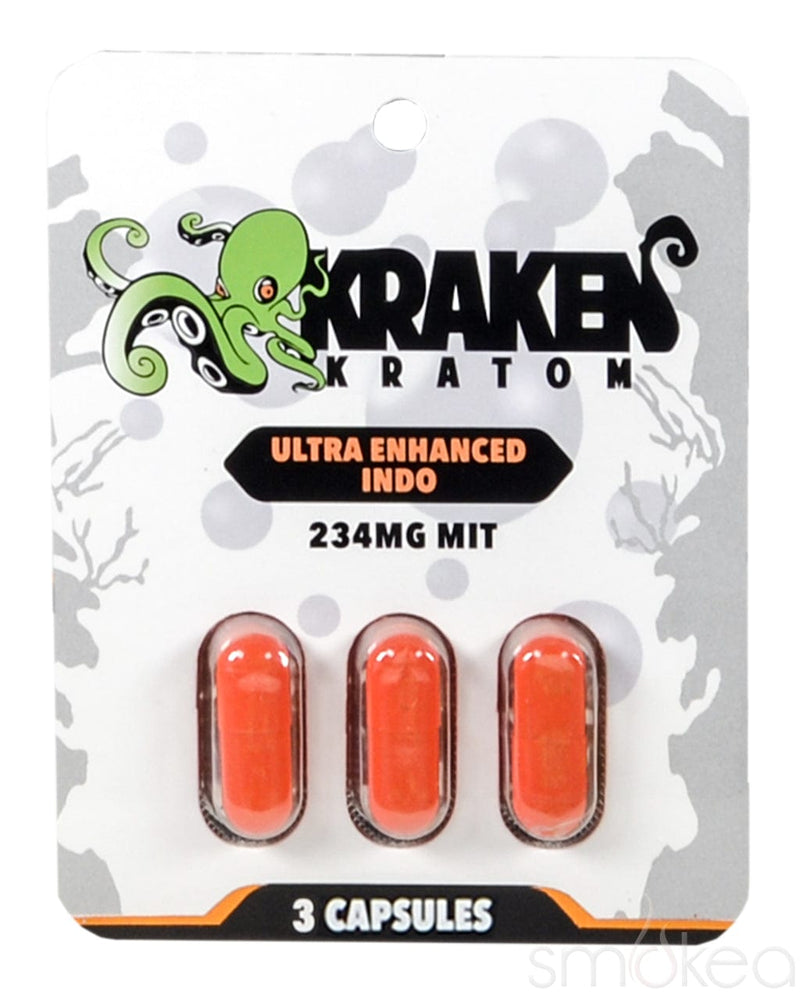 Kraken Kratom Ultra Enhanced Indo Capsules (3-Pack) Kraken Kratom Ultra Enhanced Indo Capsules (3-Pack)