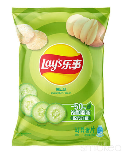 Lay's Cucumber Flavored Potato Chips (China)