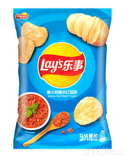 Lay's Italian Red Meat Flavored Potato Chips (China)