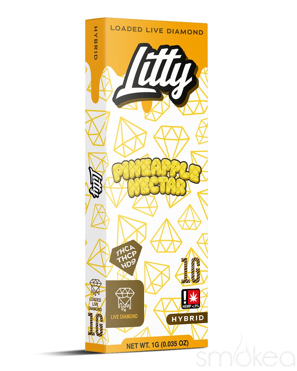Litty 1g THCA Loaded Live Diamonds Vape - Pineapple Nectar