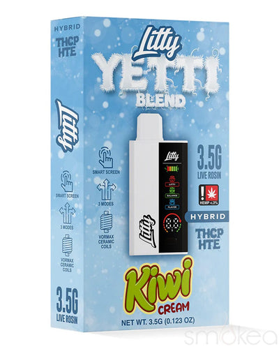 Litty 3.5g THCP Yetti Blend Vape - Kiwi Cream