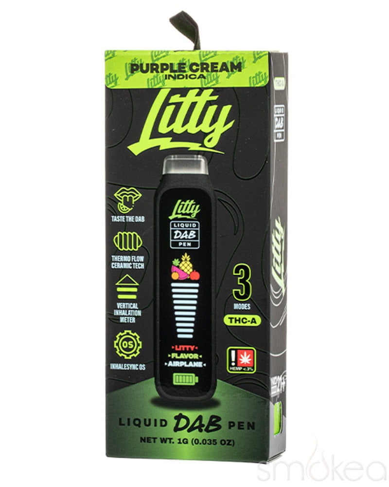 Litty THCA Liquid Dab Pen - Purple Cream Litty THCA Liquid Dab Pen - Purple Cream