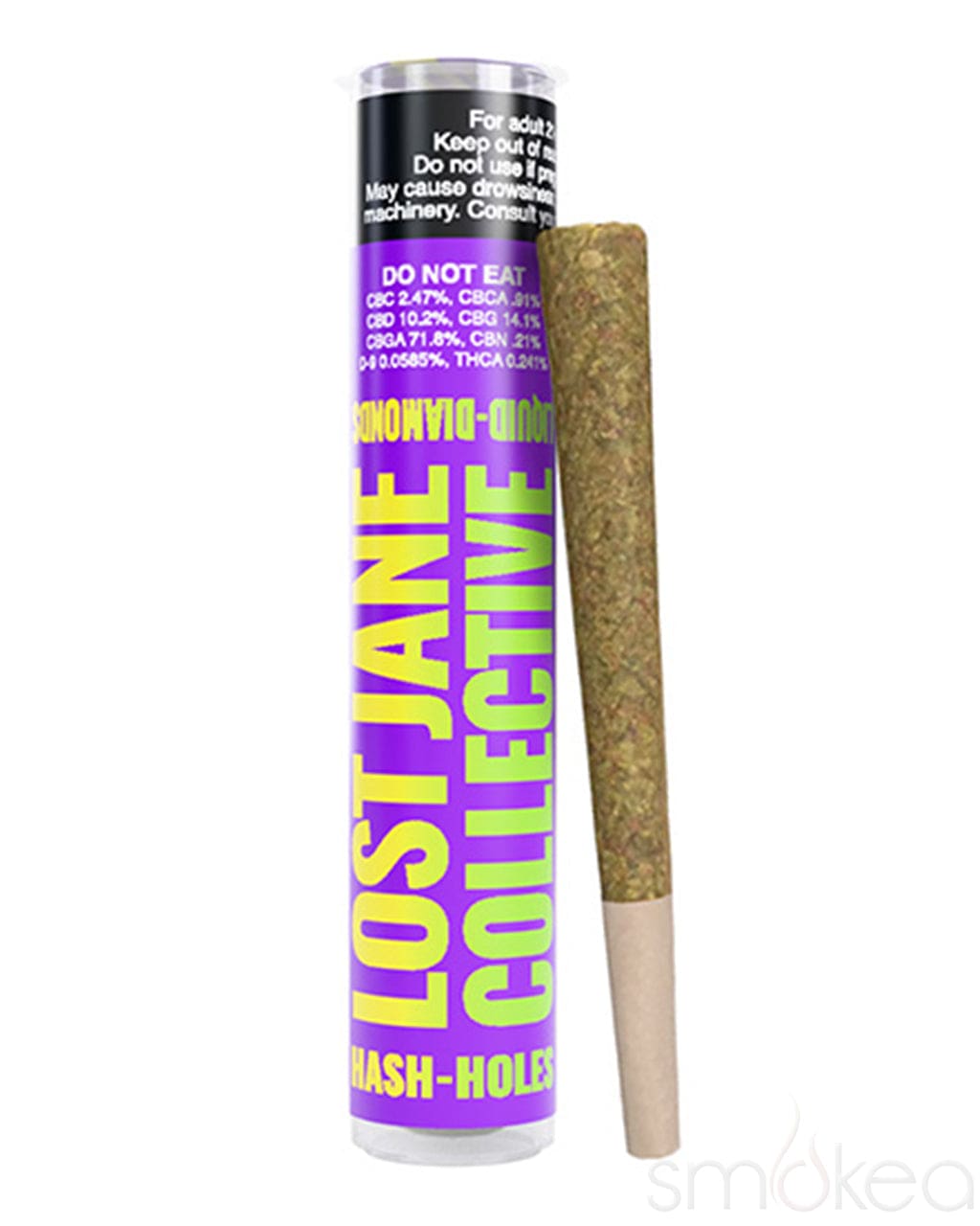 Lost Jane 1g THCA Hash Holes Pre-Roll - Purple Pineapple